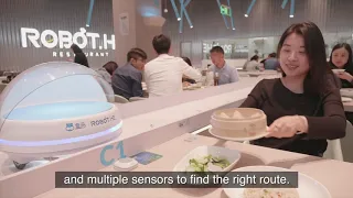 ChinaTech: Robot Waiters at Alibaba's Restaurants