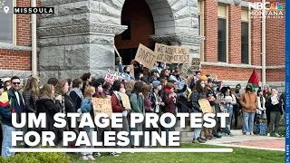 UM students stage walk out in solidarity with Palestine