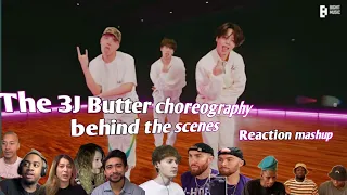 [BTS]The 3J Butter Choreography Behind The Scenes - ||Reaction Mashup  @kmrreactors7620