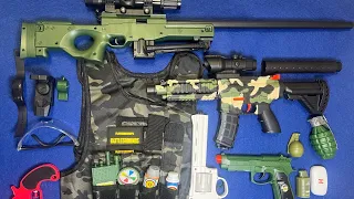 weapon toy set,ak47 rrifle,m416 rifle,,bayonet,grenade camouflageseries,police ,Special toy unboxing