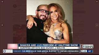 Shakira and J. Lo halftime show