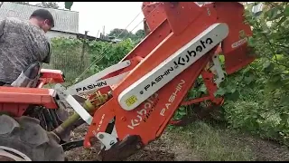 Копалка Pashin Potato harvester .рекомендация снизить скорость движения и число оборотов вом!