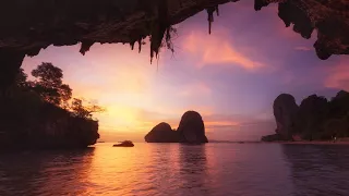 Krabi Relaxation Aerial Scenery with Calm Music