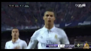 ريال مدريد3 0 اتليتكو مدريد هاتريك كرستيانو رنالدو -19/11/2016