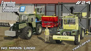 Building two new SHEDS with @kedex | No Mans Land - SURVIVAL | Farming Simulator 22 | Episode 24