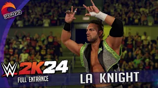 LA Knight Full Entrance (4K) - WWE 2k24