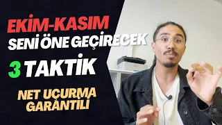 Ekim Kasım Aylarında Seni Öne Geçirecek 3 Taktik | Tekrar Analiz 3*2 Taktiği #yks #yks2024 #tyt