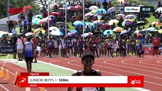 fijivillage Re:Live | Junior Boys 100M Heat 4 | Day 1