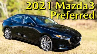 First Look | 2021 Mazda3 Sedan Preferred Package in Enterprise, Alabama