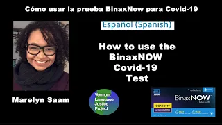 Spanish:  Cómo usar la prueba BinaxNow para Covid-19