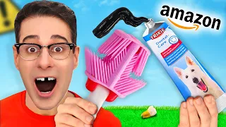 Compré los INVENTOS MÁS RAROS contra la CARIES ¿Funcionan?