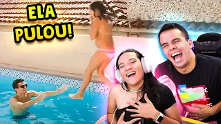 REAGINDO AO NOSSO PRIMEIRO VÍDEO JUNTOS ft.Luiz - JULIANA BALTAR