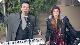 Annie - "It's The Hard-Knock Life" Loop Pedal Cover (HOBO VERSION) Danny Padilla & Ally Hills