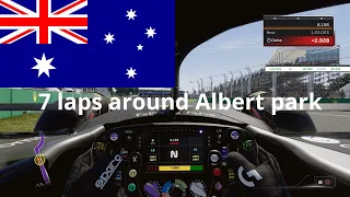 7 laps around Melbourne no commentary