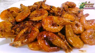 Fried shrimp with garlic, shrimp in a very tasty sauce, I recommend trying this recipe
