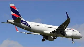 Full Flight: Recife (SBRF) to Sao Paulo / Guarulhos (SBGR) A320 Latam Brazil