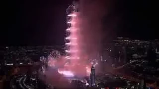 New Year 2015 Fireworks Dubai - Burj Khalifa Downtown Dubai New Years Celebrations 2015