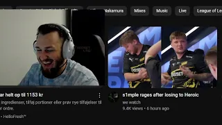 s1mple & jL find a new video to watch 💀