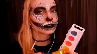 ASMR | Doing Your Face Paint on Halloween