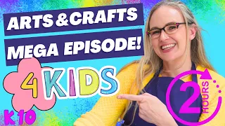 DIY MEGA COMPILATION - 2.5 hours of ARTS & CRAFTS workshops for KIDS! 🎨 ✂️ 📝