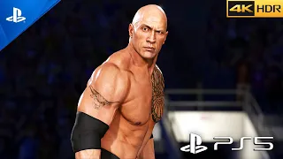 (PS5) The Rock vs Triple H | WWE 2K23 PS5 Gameplay | Next-Gen Ultra Graphics [4K 60FPS HDR]