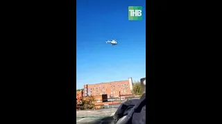 🚁 Падение вертолета в Ижевске | shorts | ТНВ