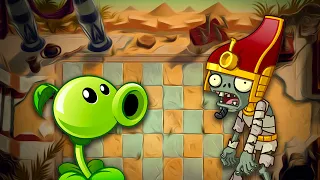 Can I beat Plants Vs Zombies 2 WITH ONLY Plants from PVZ 1? [Ancient Egypt]