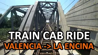 Cab Ride Rail View Train Valencia Xàtiva La Encina EN
