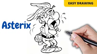 How To Draw Asterix Step by Step