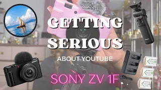 SONY ZV-1F Camera Review + Accessories | My setup for vlogging and sit down videos