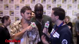 The Defenders: SDCC 2017 Interview with Mike Colter (Luke Cage) and Finn Jones (Iron Fist)