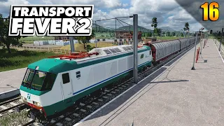 Запуск завода товаров неспешная застройка | Transport Fever 2 | S05 #16 (жд игры)