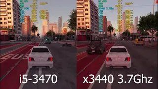 Watch Dogs 2 Intel i5-3470 vs Xeon x3440 3.7Ghz