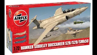 Airfix 1 72nd Scale Hawker Sidderley Buccaneer Build Progress Video