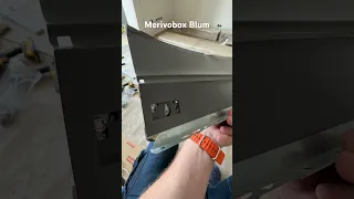 Выдвижной механизм Merivobox blum изнутри