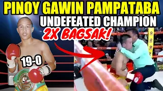 PINOY NA PAMPATABA PINASUKO ANG KANILANG UNDEFEATED CHAMPION CHAMPION | 19W OL 2X BAGSAK