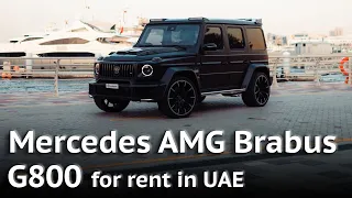 MERCEDES AMG BRABUS G800 | Car Rental in Dubai (UAE)