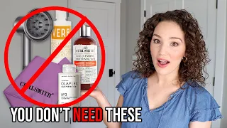 Deinfluencing Curly Hair - Things you don't need