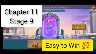 Vergeway Chapter 11 Stage 9 | Lords Mobile | MG TRAP