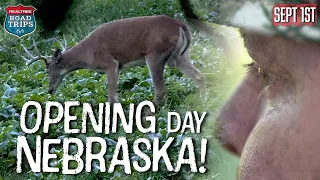 OPENING DAY Nebraska 23 | Big Bucks and Rutting Bulls | Realtree Road Trips