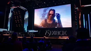 Crowd Reaction Cyberpunk 2077 & Keanu Reeves - E3 2019