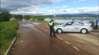 ГРЭС тонет он превратился в остров