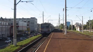 Приветлевая локомотивная бригада ЕР9м-383,4007 под номером0 №846, сообщением Киев-Неданчичи