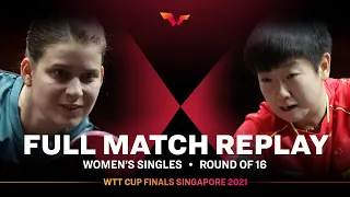 FULL MATCH | SOLJA Petrissa (GER) vs SUN Yingsha (CHN) | WS Rd16 | #WTTSingapore 2021