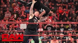 Brock Lesnar hits Seth Rollins with six F-5s: Raw, Jan. 28, 2019