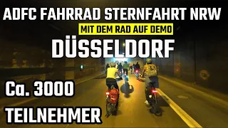 ADFC Sternfahrt Düsseldorf 2024 | Mit ca 3000 Teilnehmern