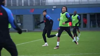 les frères mbappé ensemble à l'entraînement au PSG annonce à l'avenir un match avec les deux frères