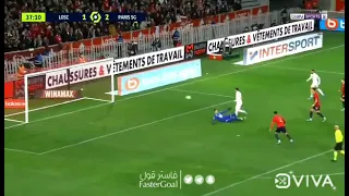 Lionel Messi 2nd League Goal for PSG vs Lille.