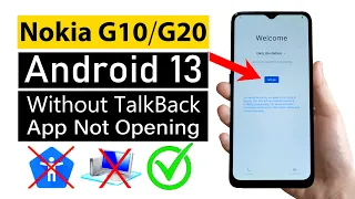 Nokia G10/ G20 Android 13 FRP Bypass (Without Talkback) 💥No Need PC New Tricks 2023