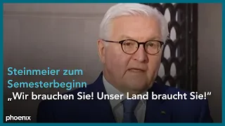 Bundespräsident Frank-Walter Steinmeier zum Beginn des Sommersemesters